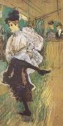 Henri De Toulouse-Lautrec Jane Avril Dancing (mk09) oil painting